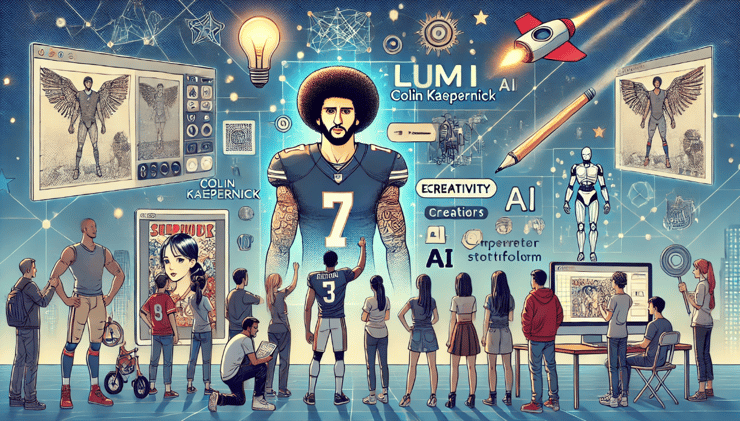Colin Kaepernick launches new Lumi AI platform designed for creators Colin Kaepernick Launches Lumi AI Platform for Creators