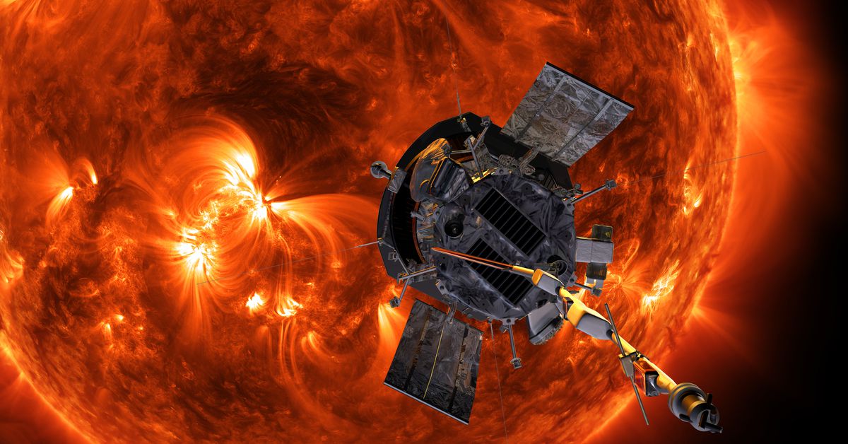 NASA's Parker Solar Probe Successfully Survives Closest-Ever Sun Flyby parker solar probe artist rendering