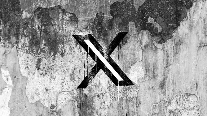 Evaluating the Reasonableness of X's Newly Announced Valuation twitter x musk graffiti
